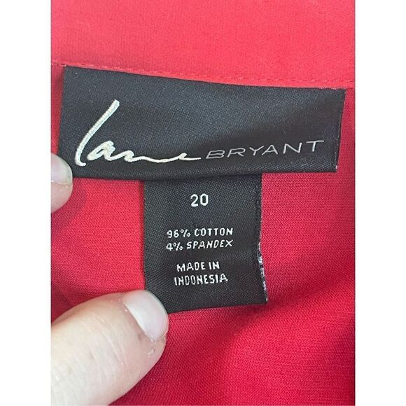 Lane  Bryant women’s bundle lot pink and red blouse size 18/20 - Picture 8 of 12